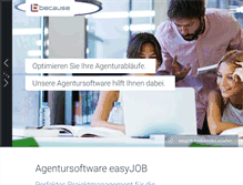 Tablet Screenshot of because-software.com